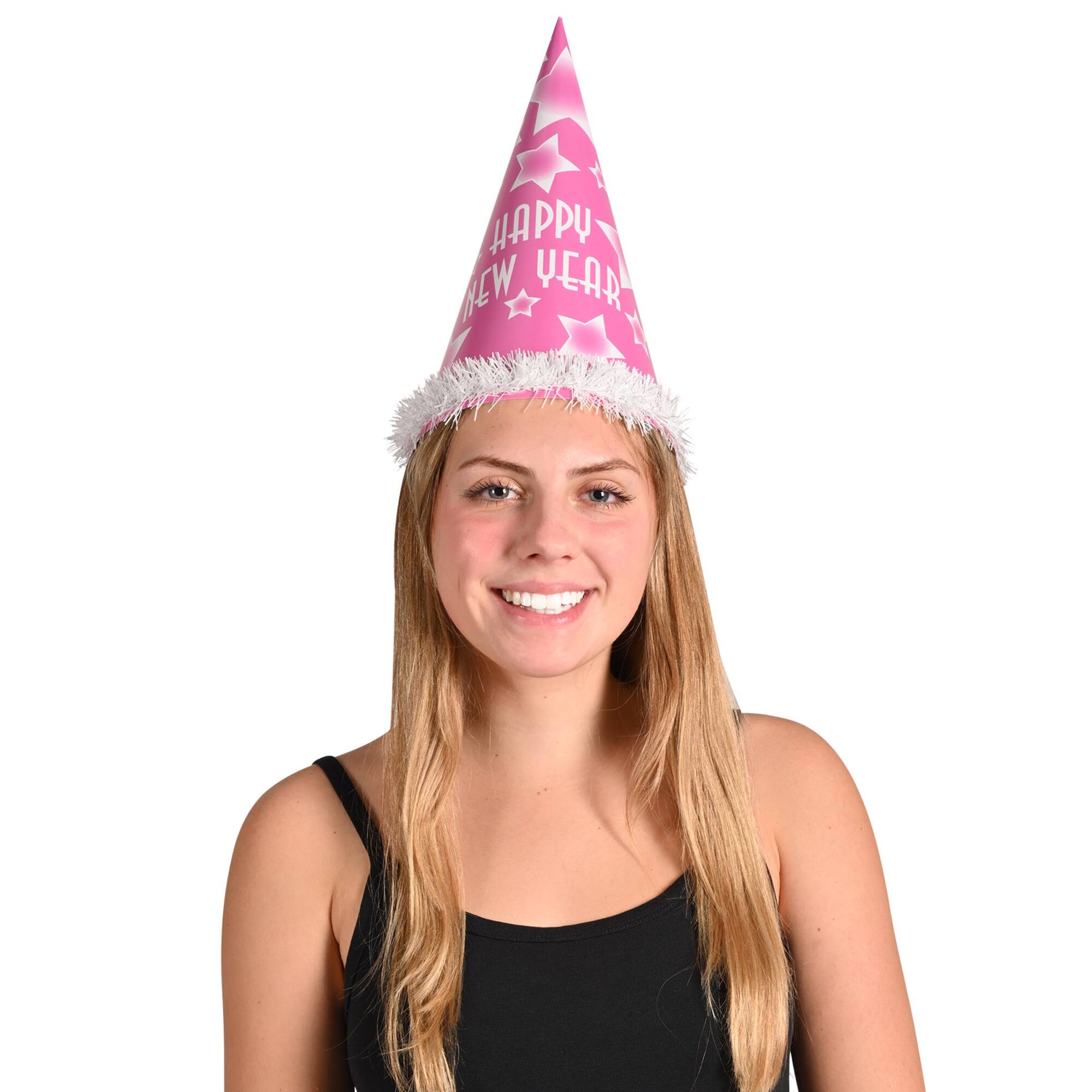 Beistle 12" Happy New Year Party Hats, 25ct.